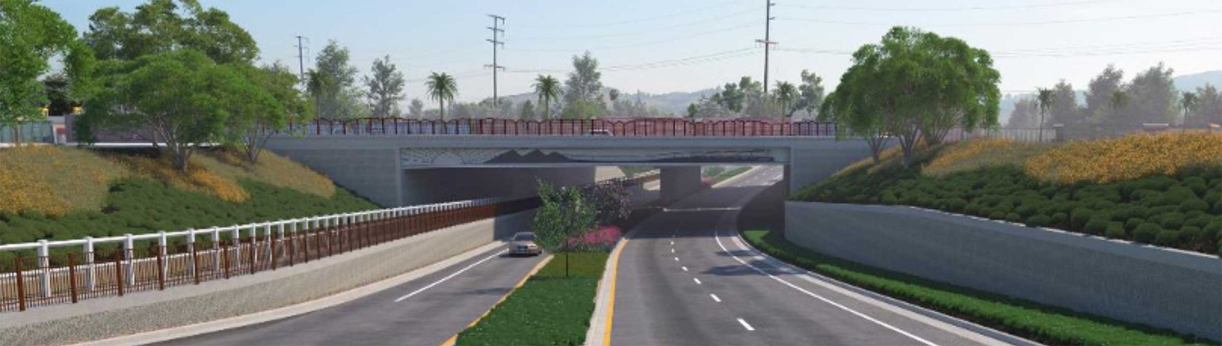 Jurupa Road Grade Separation project road